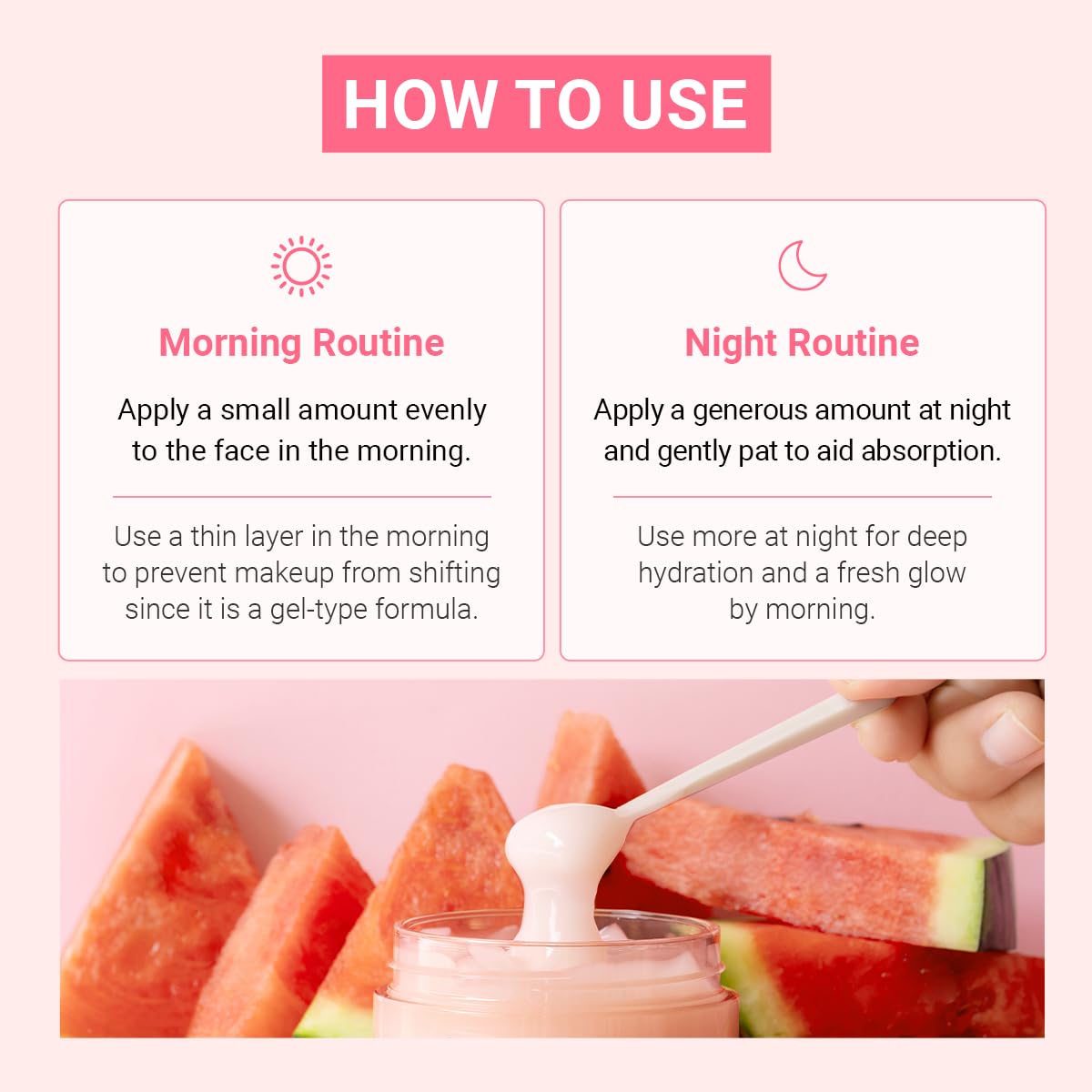 HEIMISH Watermelon Moisture Soothing Gel Cream - Hydrating, Cooling & Soothing, Plumping Facial Cream, Daily Face Moisturizer with Watermelon Extract, Lightweight, Fast-absorbing, 3.7fl.oz/110ml