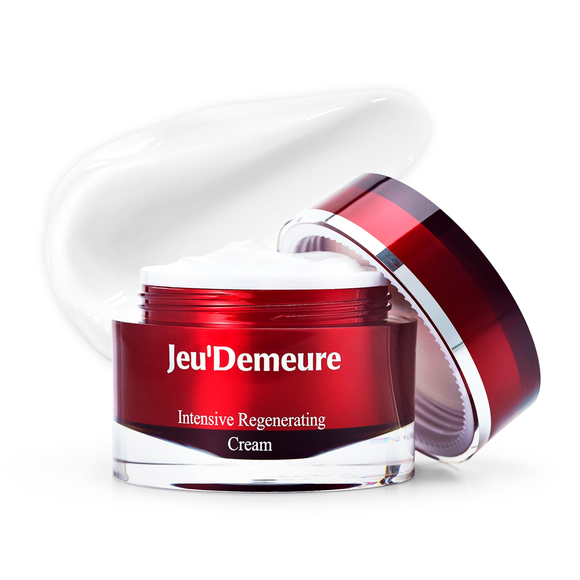 JEU'DEMEURE DermiShuttle Vivid Dynamic Cream with Peptides Moisturizer, Exosome 200,000ppm for Glowing, Deep Hydrating, Anti-Aging and Rich Texture, Suitable Korean skincare Anti-Aging 1.69 fl oz