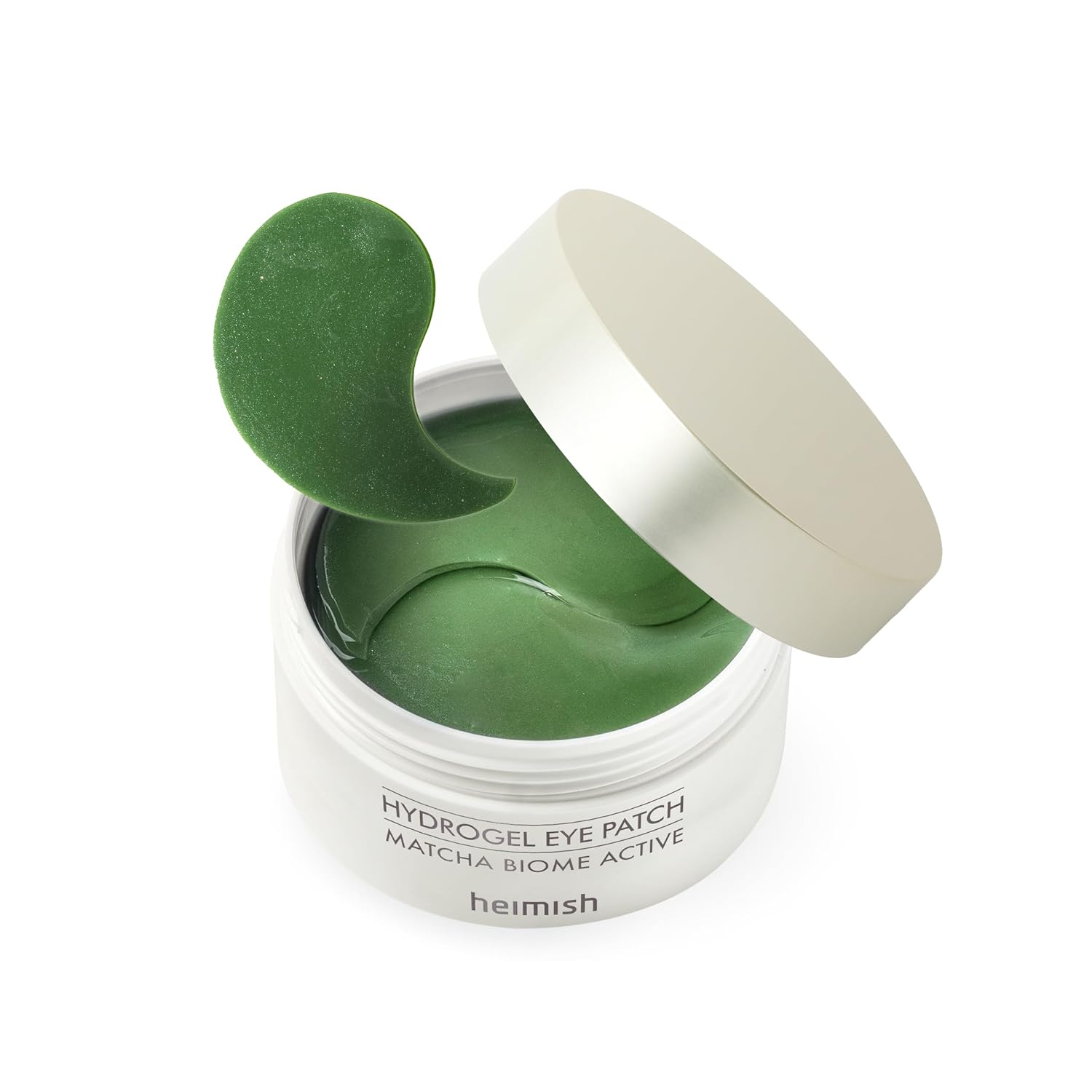 HEIMISH Matcha Biome Hydrogel Eye Patch - Anti Aging Under Eye Patches, Hydrating, Firming, Calming & Soothing Eye Mask with Matcha, Probiotics, for Dark Circles, Puffiness & Wrinkles, 1.4g/60ea